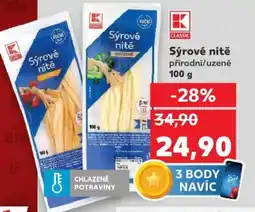 Kaufland Sýrové nitě nabídka