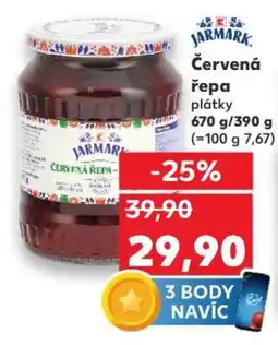 Kaufland Jarmark Červená řepa plátky nabídka