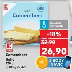 Kaufland Camembert light nabídka