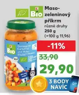 Kaufland Maso-zeleninový příkrm nabídka