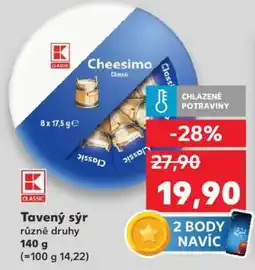 Kaufland Tavený sýr nabídka