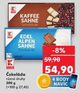 Kaufland Čokoláda nabídka