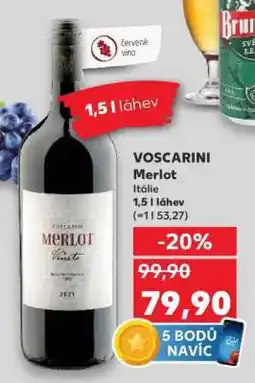 Kaufland VOSCARINI Merlot nabídka