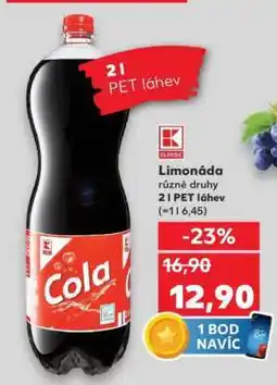 Kaufland Limonáda různé druhy nabídka
