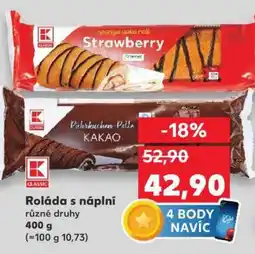 Kaufland Roláda s náplní nabídka