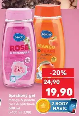 Kaufland Sprchový gel mango&peach/rosé&patchouli nabídka