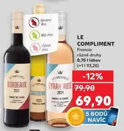 Kaufland LE COMPLIMENT nabídka
