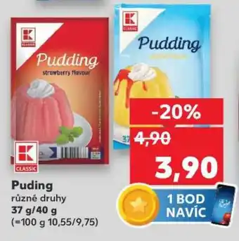 Kaufland Puding nabídka