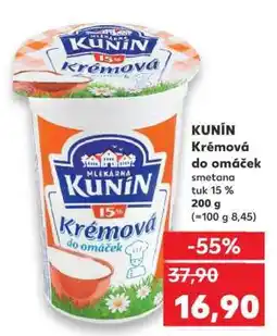 Kaufland KUNÍN Krémová do omáček nabídka