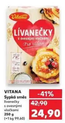 Kaufland VITANA Sypká směs lívanečky s ovesnými vločkami nabídka