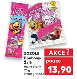 Kaufland ZOZOLE Bonbóny/Želé nabídka