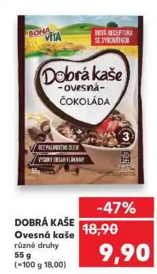 Kaufland DOBRÁ KAŠE Ovesná kaše nabídka