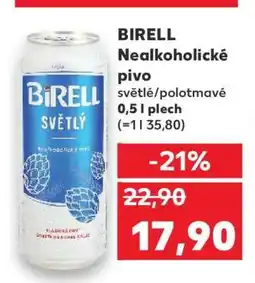 Kaufland BIRELL Nealkoholické pivo nabídka