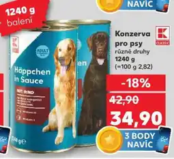 Kaufland Konzerva pro psy nabídka