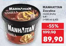 Kaufland MANHATTAN Zmrzlina nabídka