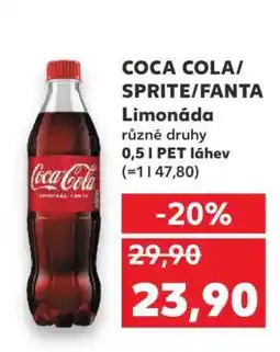 Kaufland COCA COLA / SPRITE / FANTA nabídka