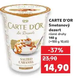 Kaufland CARTE D'OR Smetanový dezert nabídka