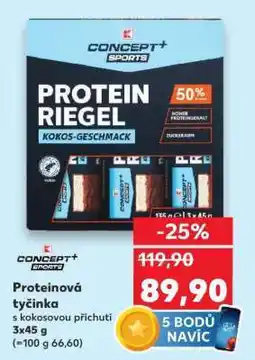 Kaufland Proteinová tyčinka nabídka