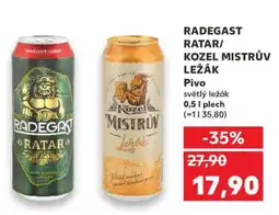 Kaufland RADEGAST RATAR/ KOZEL MISTRŮV LEŽÁK nabídka