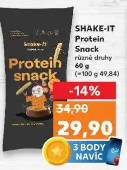 Kaufland SHAKE-IT Protein Snack nabídka
