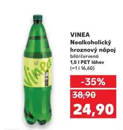 Kaufland VINEA Nealkoholický hroznový nápoj nabídka