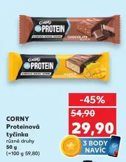 Kaufland Corny Proteinová tyčinka nabídka