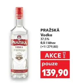 Kaufland Pražská Vodka nabídka