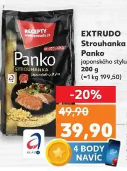 Kaufland EXTRUDO Strouhanka Panko japonského stylu nabídka