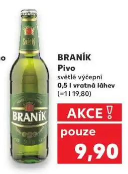 Kaufland BRANÍK Pivo nabídka