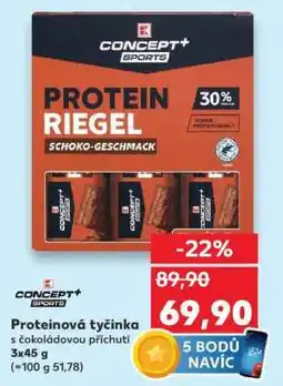 Kaufland CONCEPT+ SPORTS Proteinová tyčinka nabídka