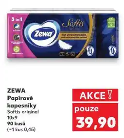 Kaufland Zewa papírové kapesníky nabídka