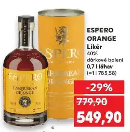 Kaufland ESPERO ORANGE nabídka