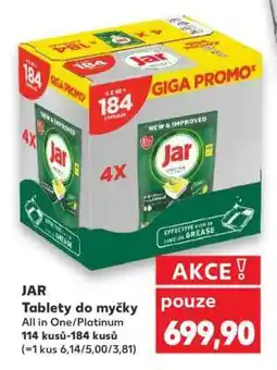 Kaufland Jar tablety do myčky nabídka