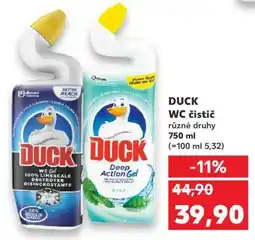 Kaufland Duck WC čistič nabídka