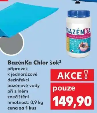 Kaufland BazénKa Chlor šok nabídka