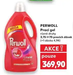 Kaufland Perwoll prací gel nabídka