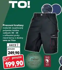 Kaufland Pracovní kraťasy nabídka