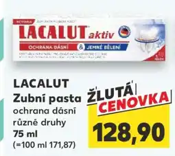 Kaufland Lacalut zubní pasta nabídka