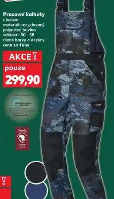Kaufland Pracovní kalhoty s laclem nabídka