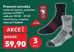 Kaufland PRACOVNÍ PONOŽKY nabídka