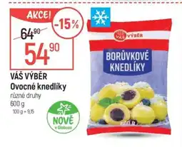Globus VÁŠ VÝBĚR Ovocné knedlíky nabídka