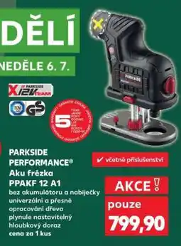 Kaufland PARKSIDE PERFORMANCE Aku frézka PPAKF 12 A1 nabídka
