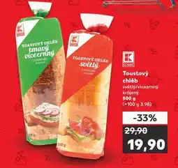 Kaufland Toustový chléb světlý/vícezrnný krájený nabídka