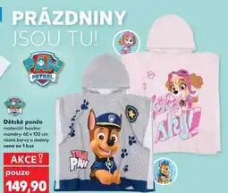 Kaufland Dětské pončo nabídka
