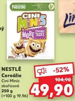 Kaufland NESTLÉ Cereálie Cini Minis skořicové nabídka