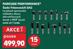 Kaufland PARKSIDE PERFORMANCE Sada frézovacích bitů nabídka