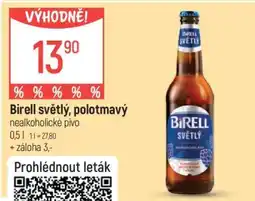 Globus Birell světlý, polotmavý nabídka