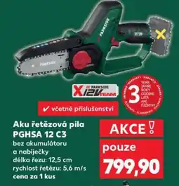 Kaufland Aku řetězová pila PGHSA 12 C3 nabídka