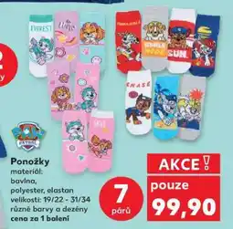 Kaufland PONOŽKY PAW PATROL nabídka
