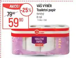 Globus Váš výběr Toaletní papír nabídka